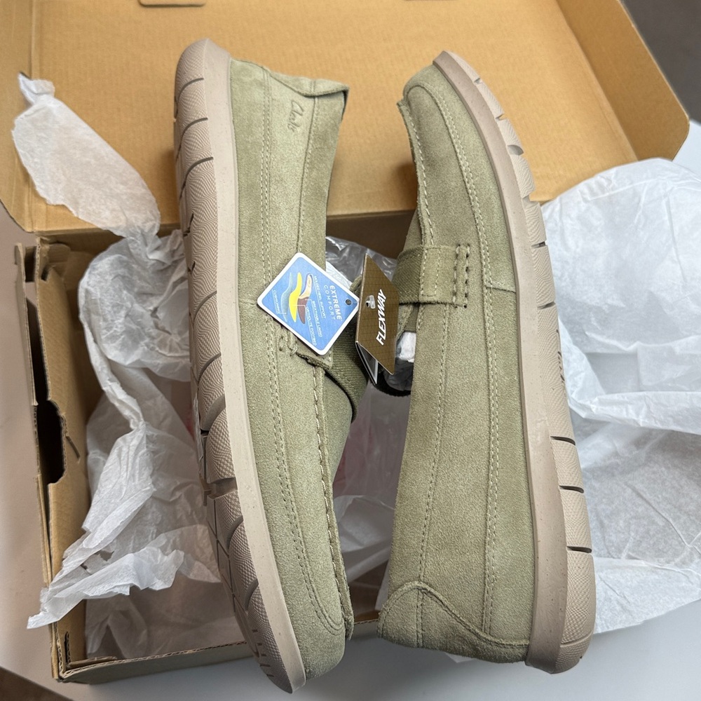 Clarks Men's Collection Flexway Band Shoes- Wide Width- 12W - Picture 10 of 12